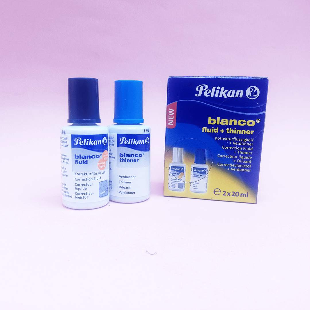 Pelikan Blanco Correction Fluid Thinner Box 2x20 ml School2Office