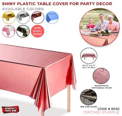 Shiny Table Cover For Party Decoration