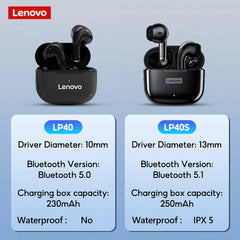 Lenovo Lp40 Pro Tws Earphones Wireless Bluetooth 5.1