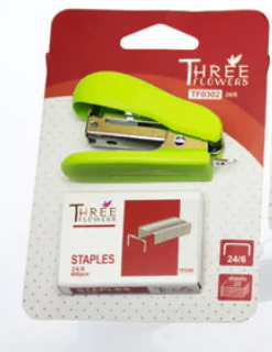 Three Flowers Mini Stapler TF0302