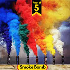Pack of 5 Color smoke bomb Birthday Celebration