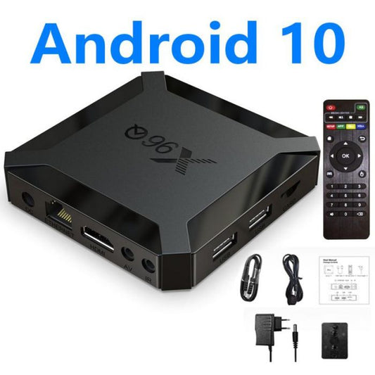 Smart Box X96q Mini Quad Core 2g+16g 4k 60fps Android 10v