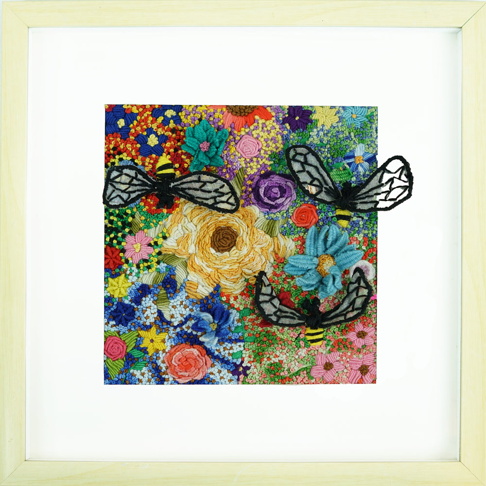 Honey flora Brazilian embroidery frames