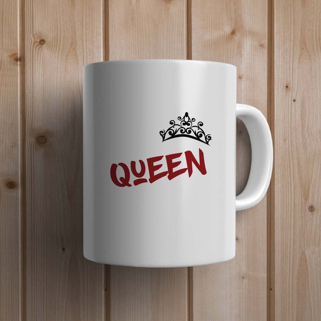 Queen with Tiara Design Mug