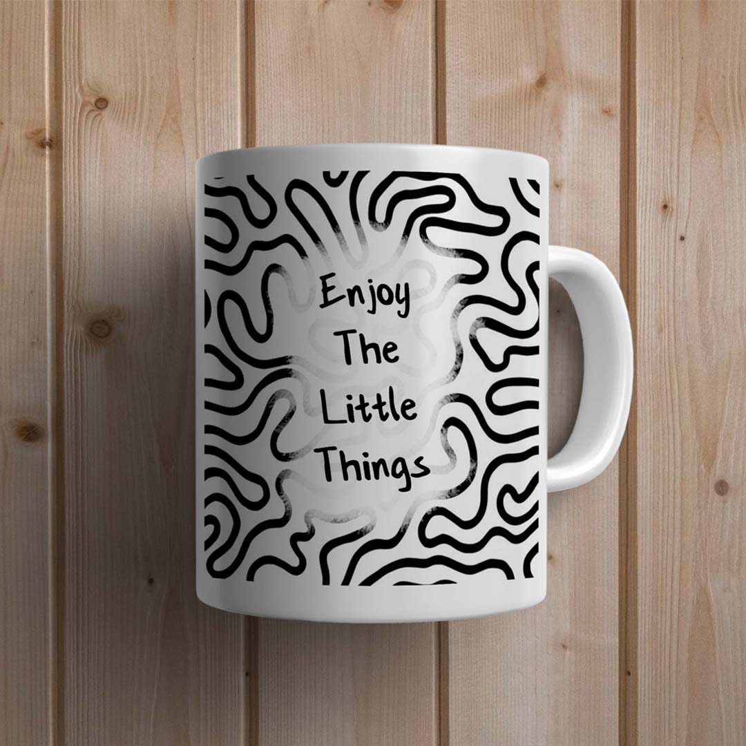 Enjoy the Little Things Statement Mug