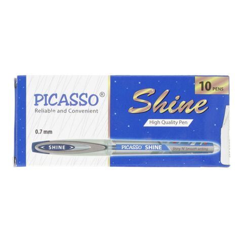 Picasso Shine BallPoint Pack of 10 Blue