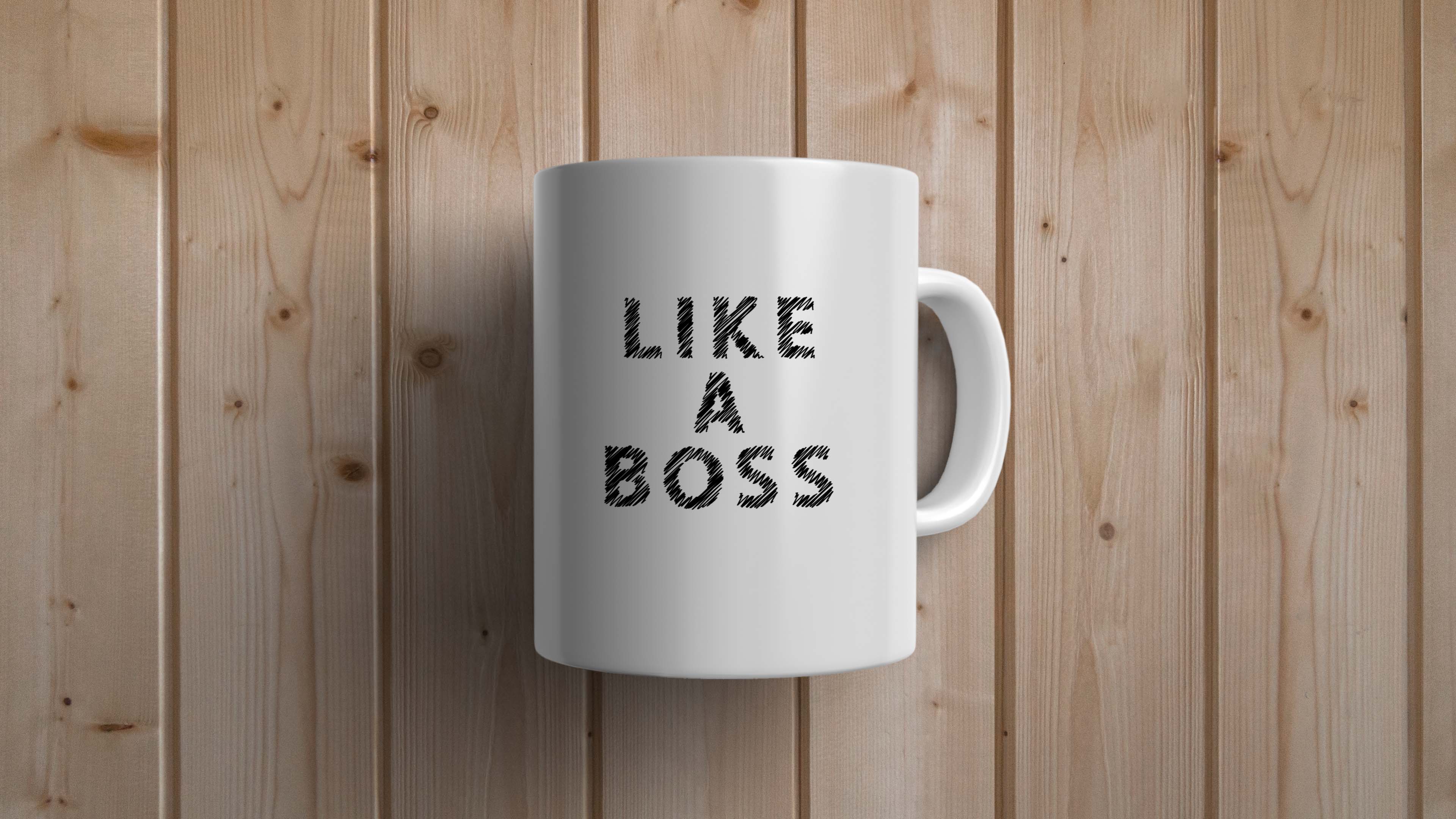 Like a Boss Statement Mug