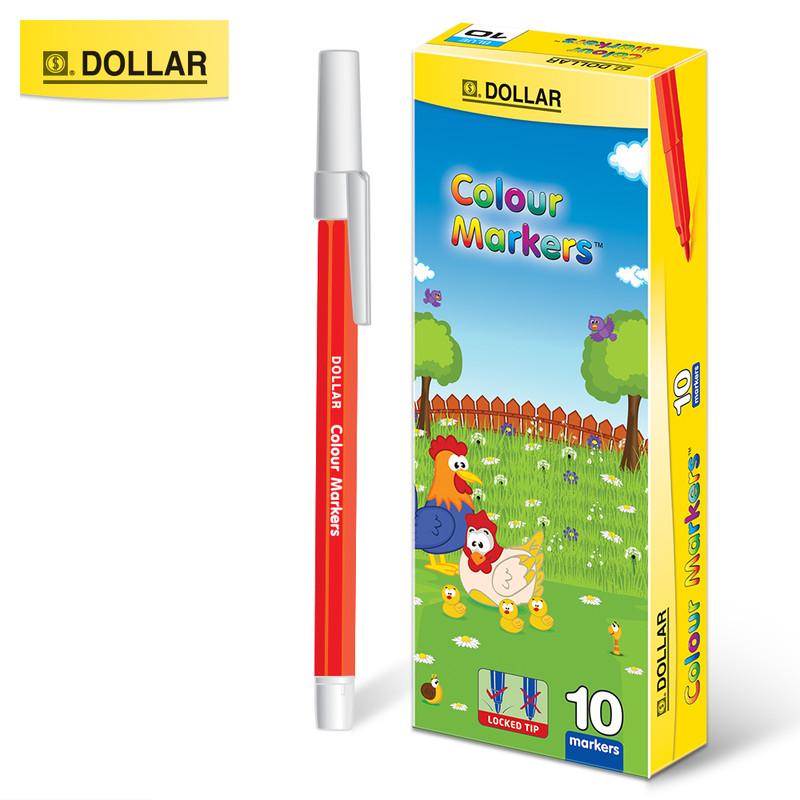 Dollar Color Marker Pack Of 10