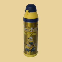 Water Bottle Minion Yellow Metal 1589