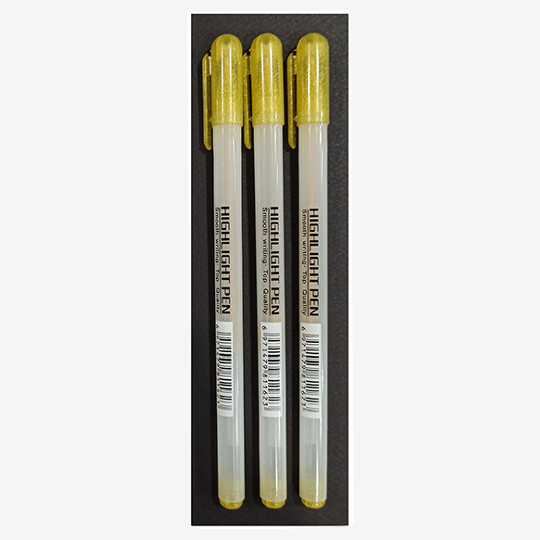 Keep Smiling Highlight Pen 0.8mm Pack Of 3
