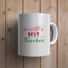 World's Best Teacher Statement Mug
