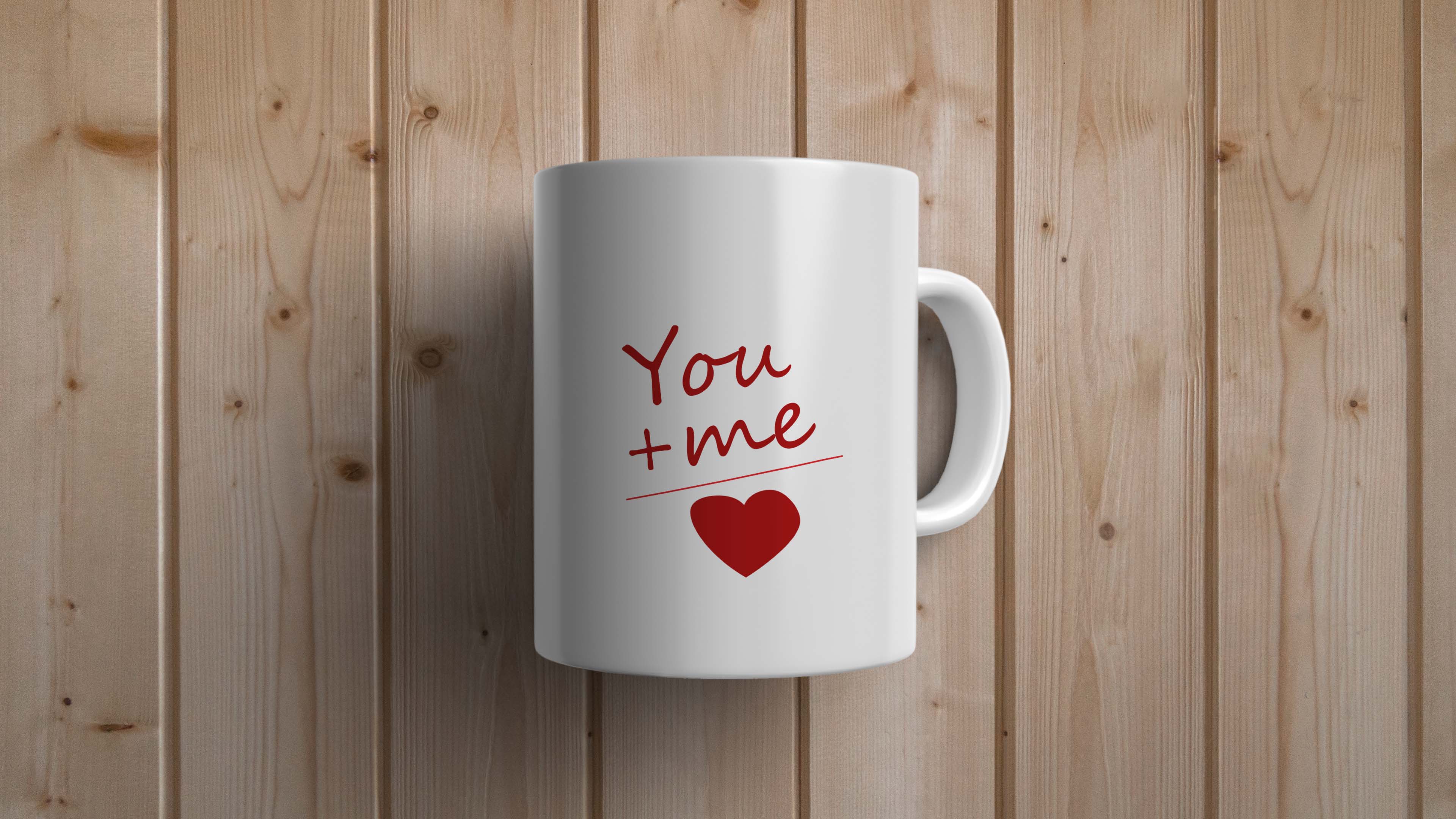 You + Me Statement Mug