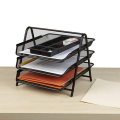 Mesh Office Paper File Tray 3 Step-School2Office-1010,desk organizers,office supplies