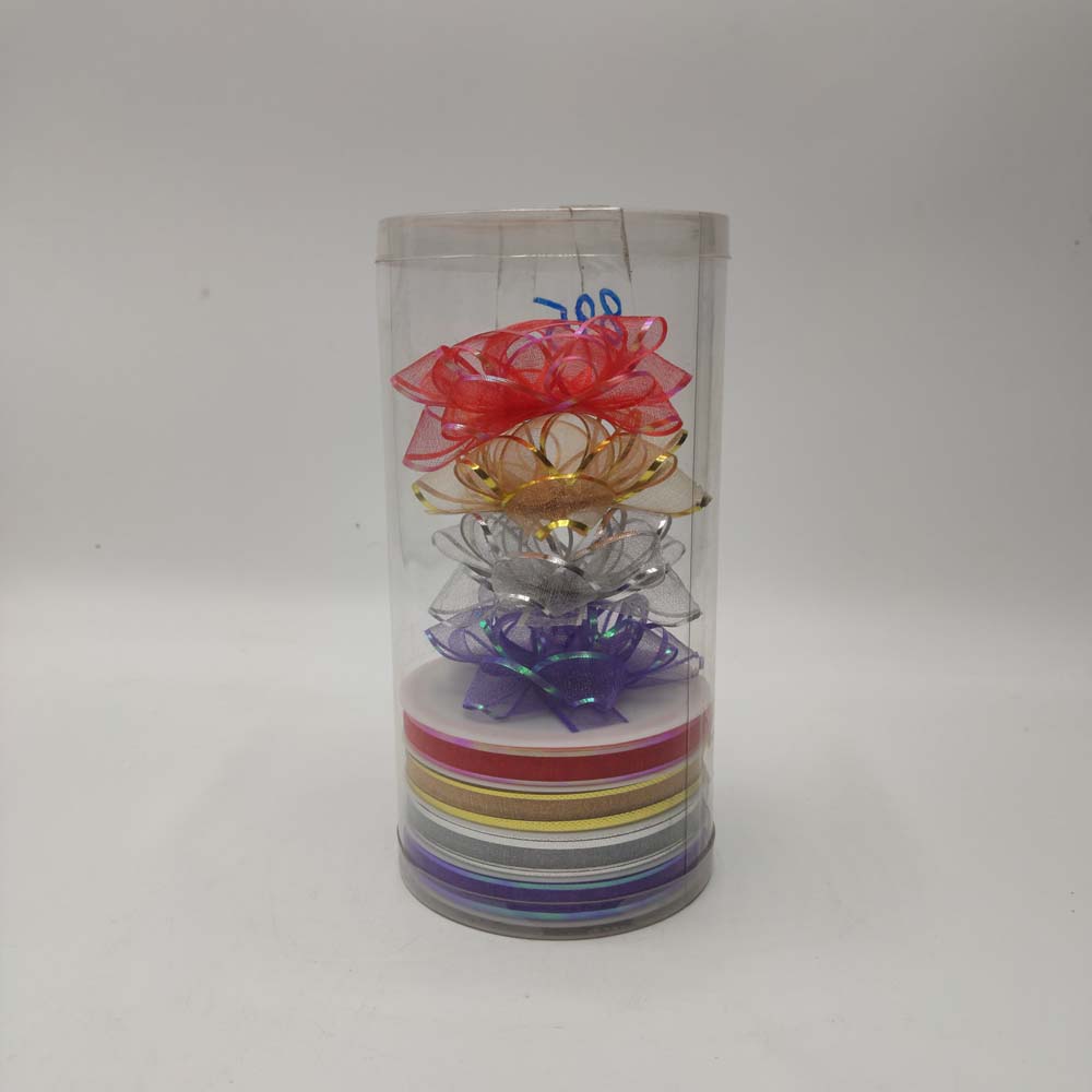 Craft flower (4-1) with ribbon roll (895)