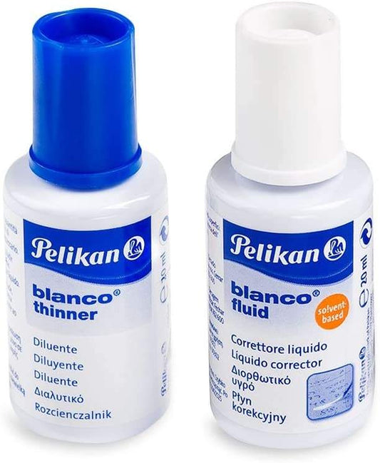 Pelikan Blanco Correction Fluid Thinner Box 2x20 ml-School2Office-eraser,erasers correction,office supplies,pelikan,school supplies