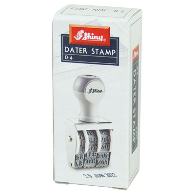Shiny Dater Stamp D4 4mm