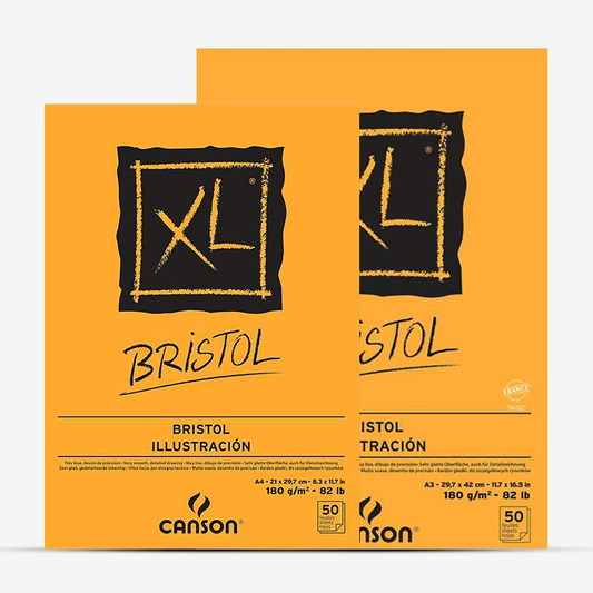 Canson XL Bristol Sketch Pad 50 Sheets-School2Office-art supplies,canson,canvas & art sheets,canvas & surfaces,new,sketch pads,sketchbook