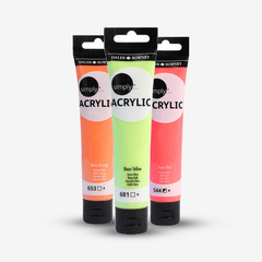 Daler Rowney Simply Neon Acrylic Glow Color Tubes 75ml