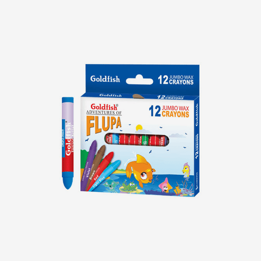 Goldfish Wax Crayon Jumbo Color Pack Of 12