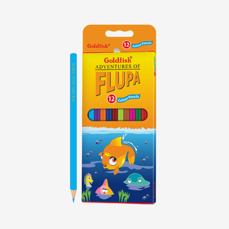 Goldfish Flupa Color Pencil Pack Of 12