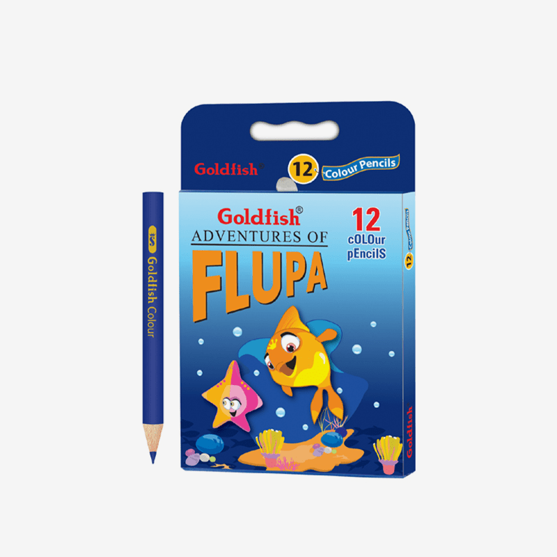 Goldfish H-12 Color Pencil Pack Of 12