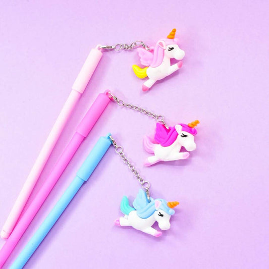 Flying Unicorn Charm - Gel Pen