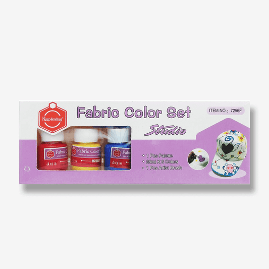 Keep Smiling Fabric Color 25ml Pack of 6