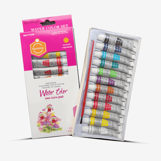Keep Smiling Watercolor Paints Pack Of 12