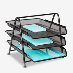 Mesh Office Paper File Tray 3 Step-School2Office-1010,desk organizers,office supplies