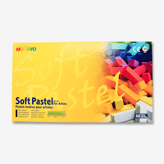 Non Toxic Soft Pastel Set of 24 Assorted Colors Square Chalk by Mungyo  Pastel 24 : : Home