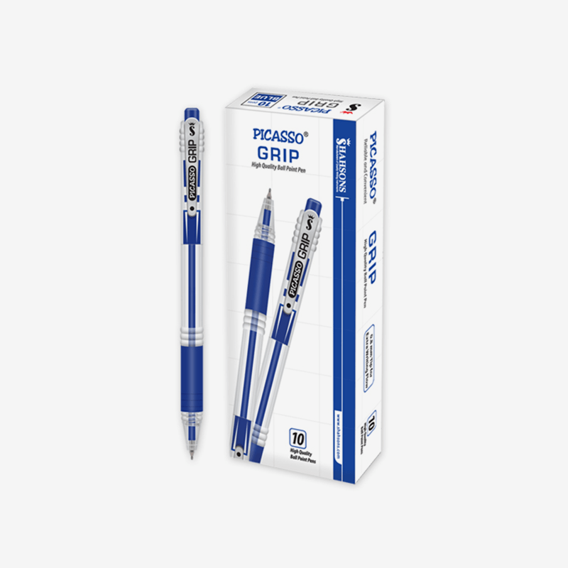 Picasso Grip Ballpoint Pen Pack Of 10