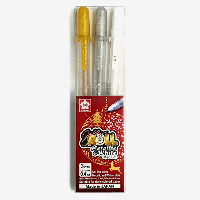 Sakura Gelly Roll Metallic Pen Pack Of 3
