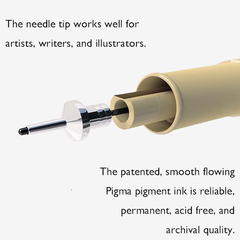 Sakura Pigma Micron Fineliner Pen Black Set Of 6