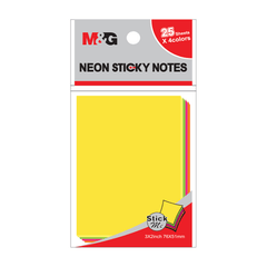 M&G Neon Sticky Notes 4 Colors
