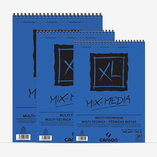 Canson XL Mix Media Drawing Pads 30 Sheets-School2Office-acrylic pad,art supplies,canson,canvas & art sheets,canvas pad,drawing pad,new,watercolor pad