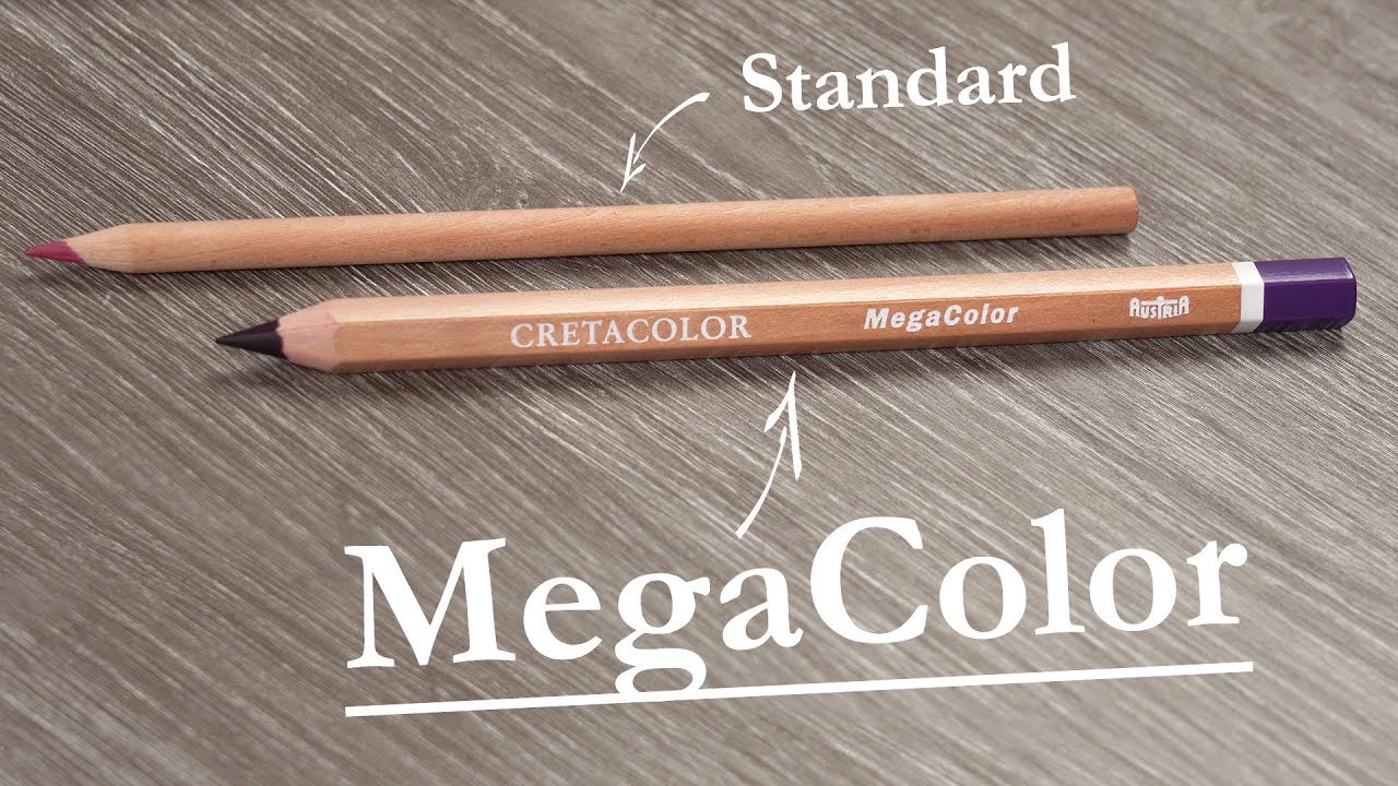 Cretacolor Megacolor Pencils In Tin Box Set