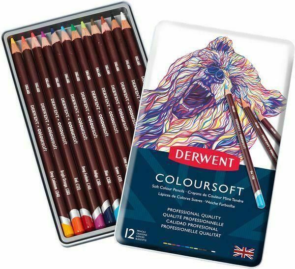 Derwent Soft Color Pencils Tin Sets