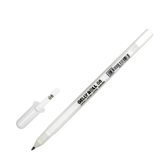 Sakura Gelly Roll White Gel Pen 0.8mm