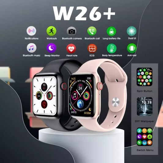 W26 Plus Smart Watch 44mm Size For Apple Watch Men Bluetooth Call 1.75 Inch
